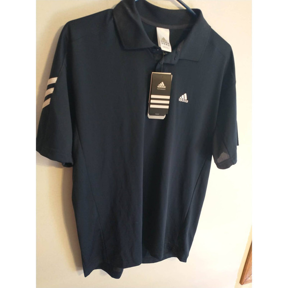 adidas Other - Adidas Tennis Golf Men's polo size M NWT Reg $35 Navy White
